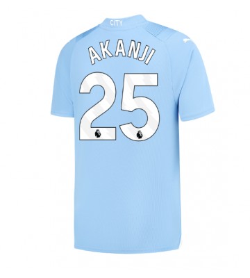 Manchester City Manuel Akanji #25 Primera Equipación 2023-24 Manga Corta